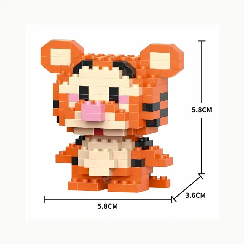 Köp Tiger byggkloss-figur (känd från Nalle Puh)