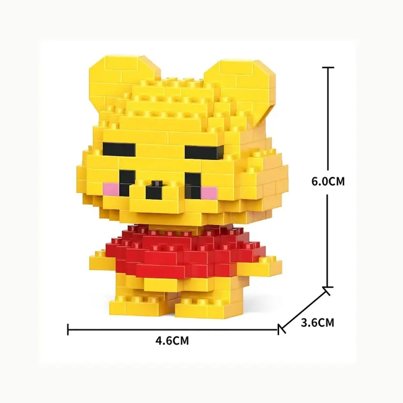 Nalle Puh byggkloss-figur | Beställ hos BlockMates