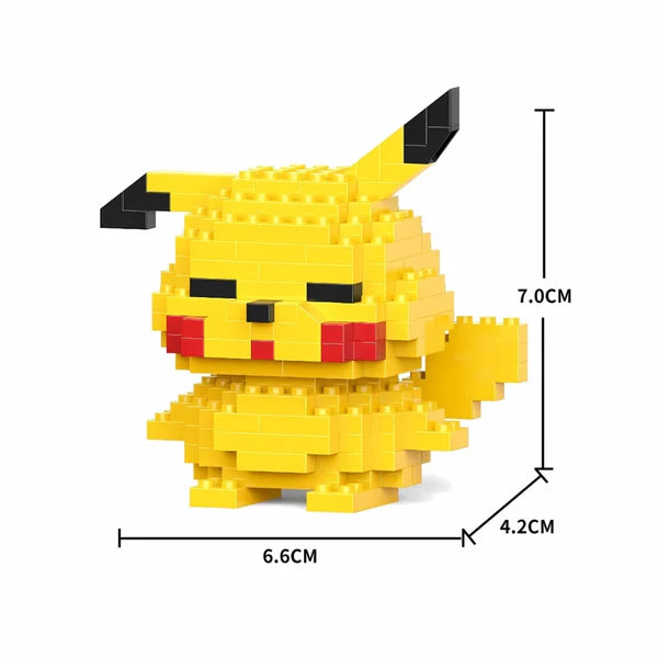 Pikachu byggkloss | Köp pokémon figurer hos BlockMates