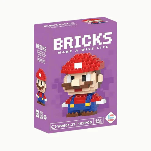 Köp Super Mario byggkloss-figur