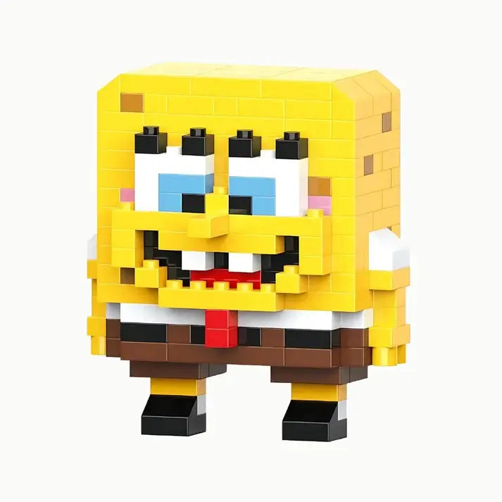 SvampBob Fyrkant byggkloss-figur